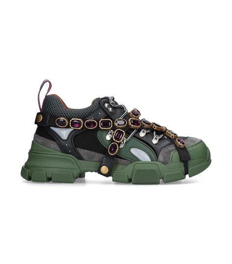 gucci sneakers green and red striped|Gucci flashtrek sneakers piccolo.